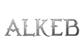 Logo Alkebworld, métalique